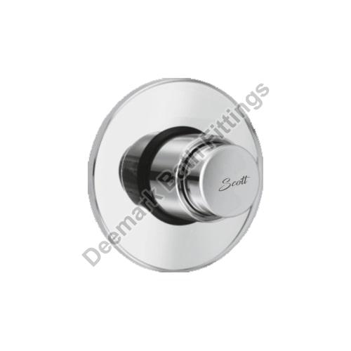 Scott Polished Chrome Plated Soft Power Flush Valve, Feature : With Magnetic Technology