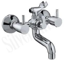 Stainless Steel Crutch Wall Mixer, Color : Silver