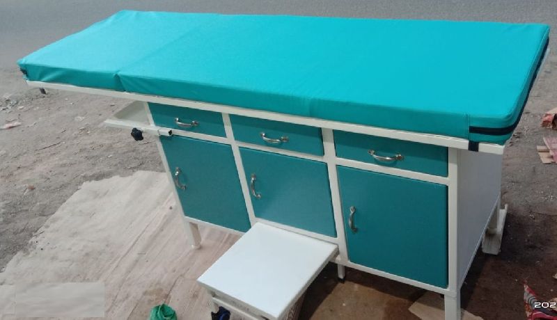 Examination Table With Storage Cabinet