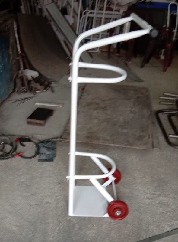 Stainless Steel D Type Cylinder Trolley