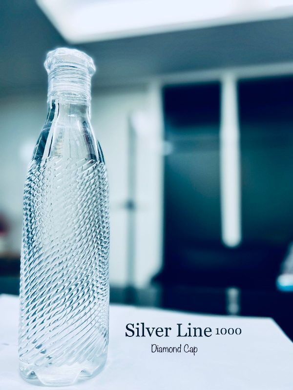 Plastic Silver Line Water Bottle, for ALL SPACE