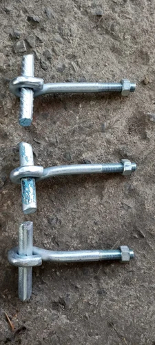 Polished Galvanized Iron Foundation Bolt, Size : 0-15mm