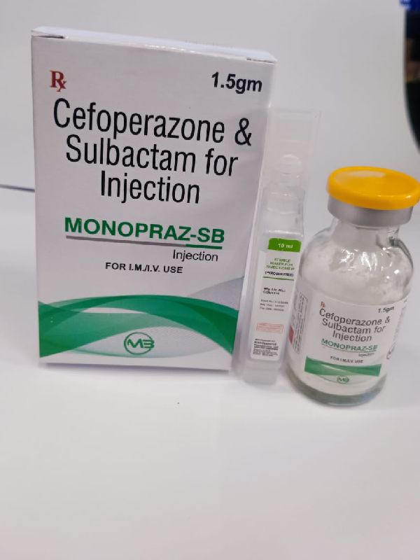 MONOPRAZ-SB cefoperazone injection, Style : Horizontal