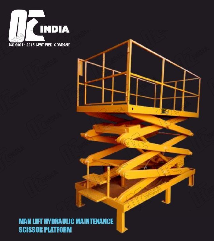 Stainless Steel Hydraulic Maintenance Scissor Platform, for Industrial, Certification : ISI Certified