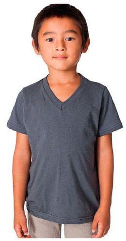 V-Neck Plain Kids V Neck T-Shirt, Sleeves Type : Half Sleeves