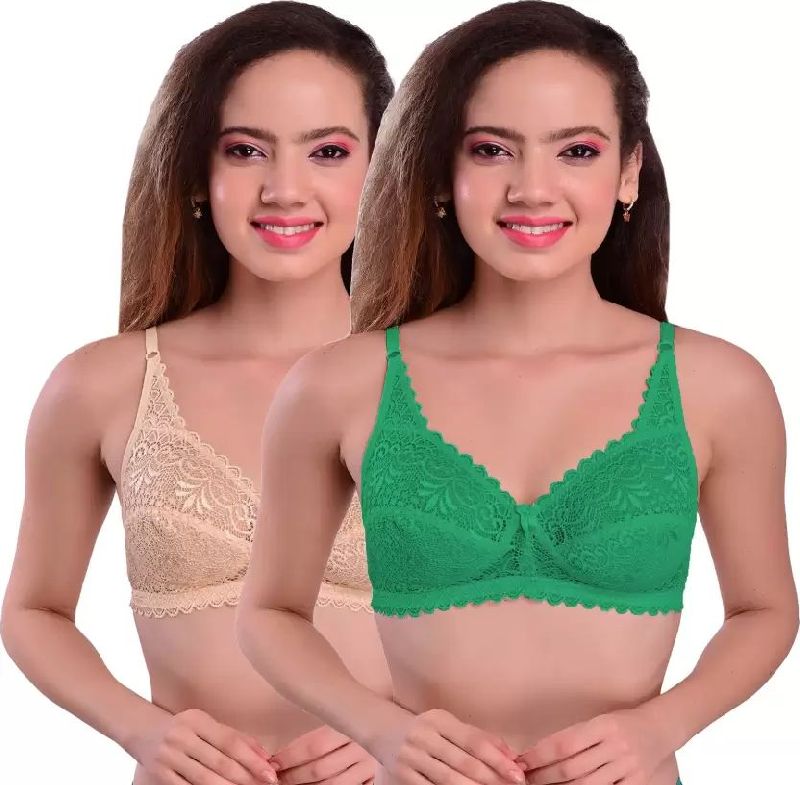 Cotton Lycra Bra Feature Easily Washable Impeccable Finish Stretchable Pattern Plain At 0853