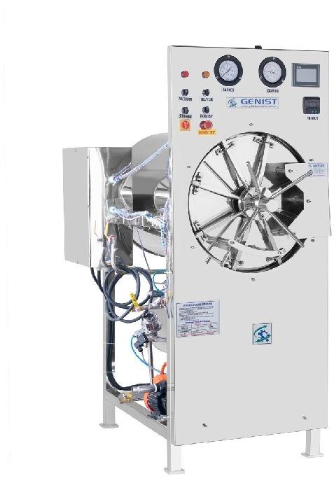 Stainless Steel Fully Automatic Cylindrical Autoclave, Shape : Horizontal