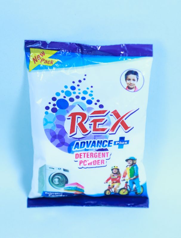 120gm REX Advance Plus Detergent Powder, Packaging Type : Plastic Packet