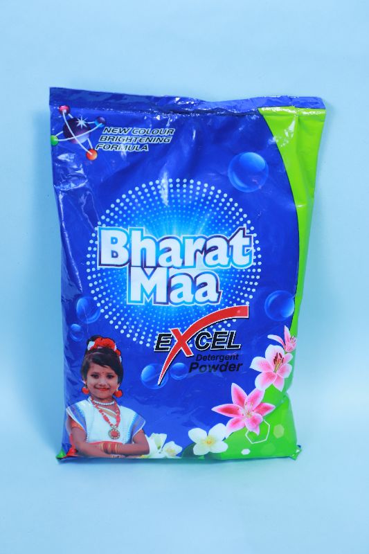 500gm Bharat Maa Excel Detergent Powder, for Cloth Washing, Packaging Type : Plastic Packet