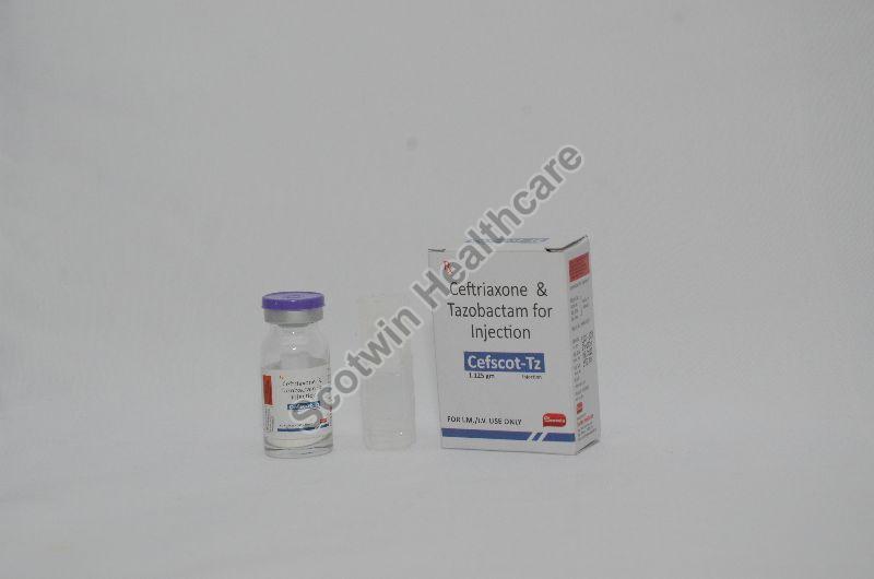 Scotwin CefscotTZ Injection, Form Injectable, Pack Size 1.125 gm