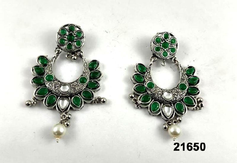 Premium oxidised jhumka gr earrings