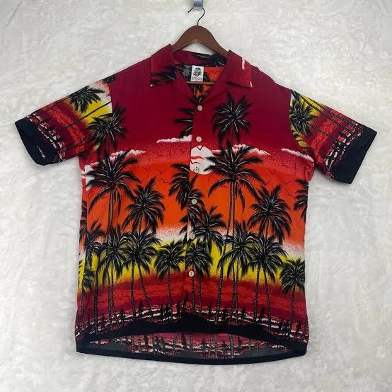 Beach Wear Hawaiian men half sleeve shirts