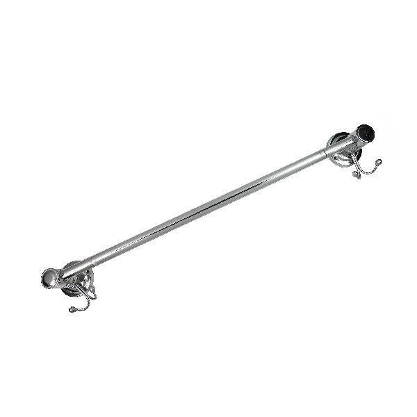 Veer Double Hook Towel Rod, for Bathroom, Size : 24 Inch at Rs 120