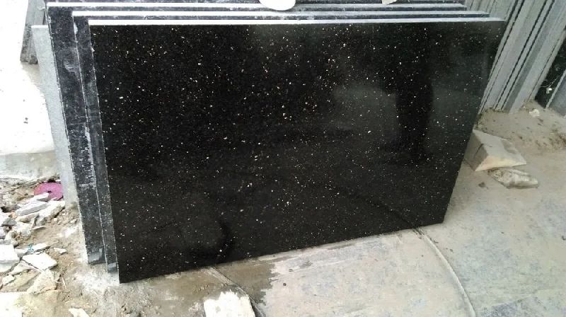 Black Galaxy Granite Slab