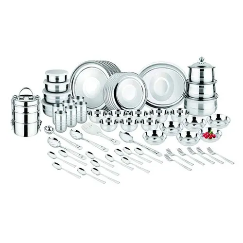 Buy Dinner Set 83 Piece, Grade Stainless Steel , Silver RK