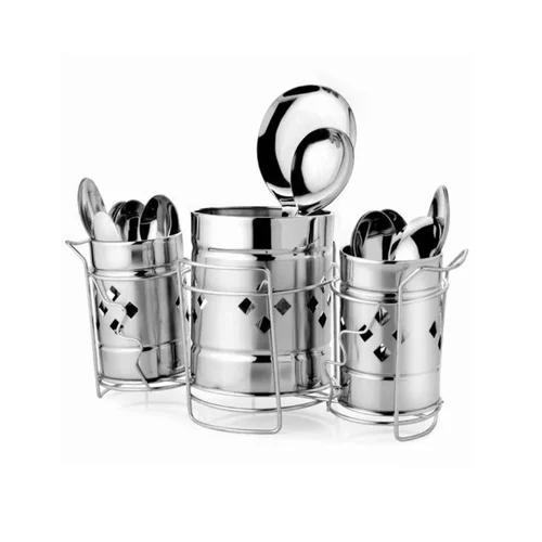 SS201 Coated Stainless Steel Utensil Holders, for Kitchen Use