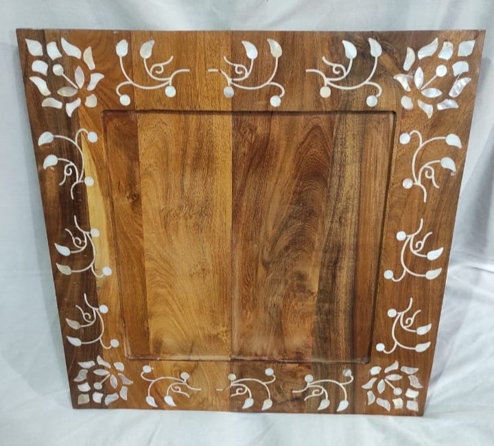 Inlaid MOP Wooden Tray