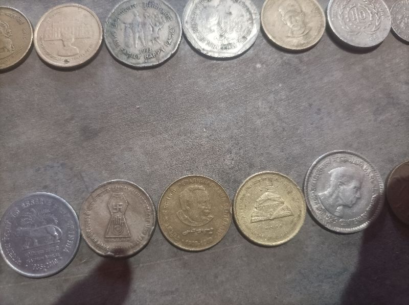 Non Polished Printed old coins, Style : Round