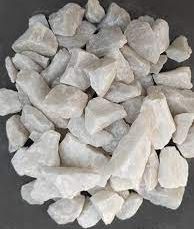 Snow White Quartz Lumps, Grade : Industrial Grade