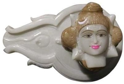 Marble Panchmukhi Shivling Statue