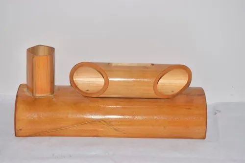 Bamboo Mobile Cum Pen Stand