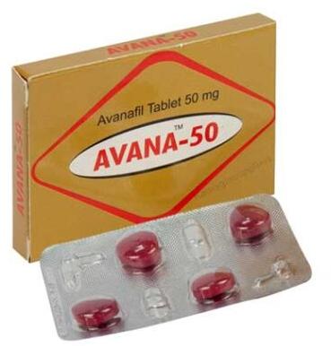 Avana 50mg tablets, Packaging Type : Strip