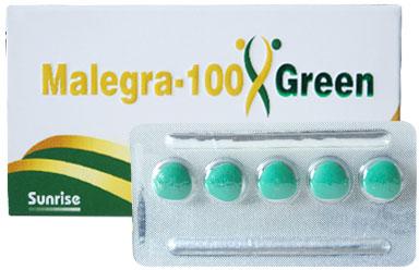 Sunrise Remedies malegra 100 green tablets
