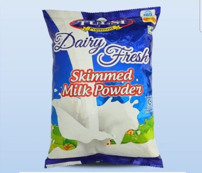 Skimmed milk powder, for Proteni Shake, Bakery Products, Dessert, Ice Cream, Packaging Size : 25 Kg