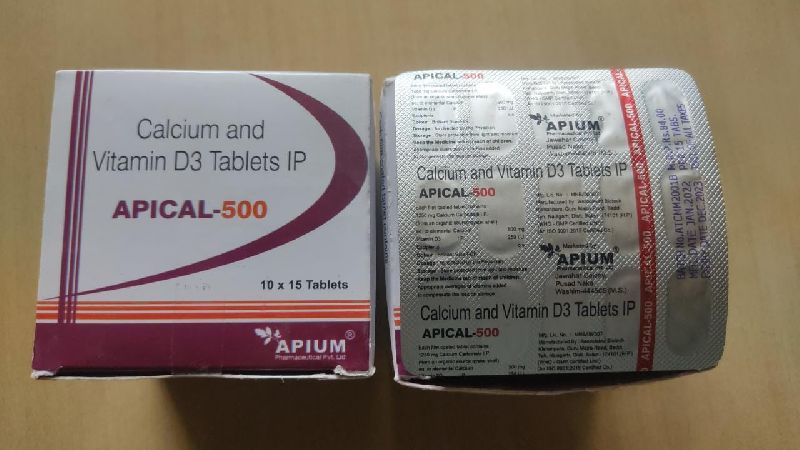 APICAL-500 tablet, for Hospital, Personal, Purity : 100%