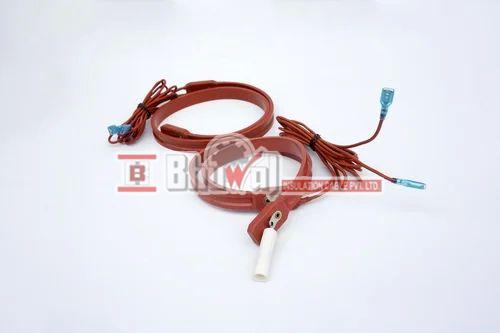 Plain Silicone Heater Cable, Color : Red