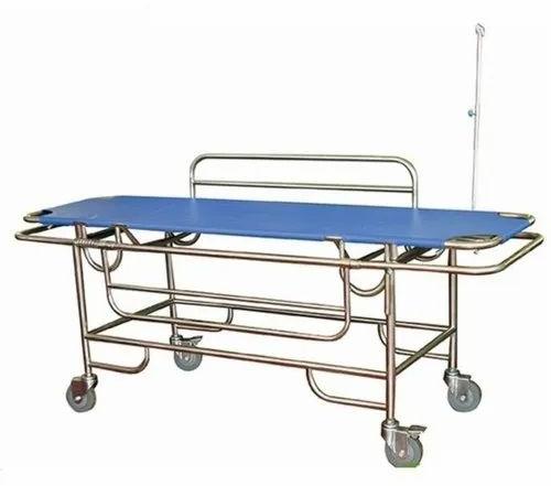 Stainless Steel Patient Trolley