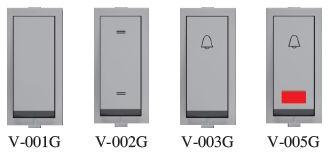 Silver Grey 10 Amp 1 Module Switch