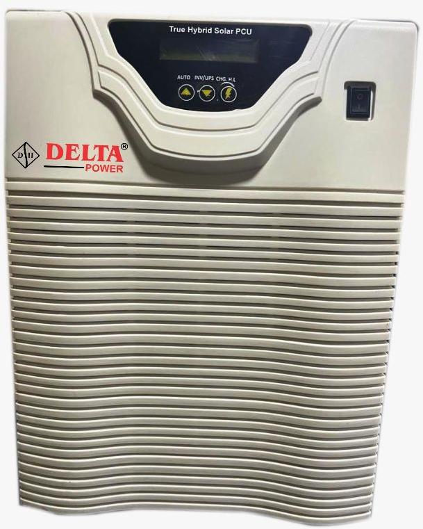 Delta poert White 3KVA/24V PWM Solar PCU, for running heavy load, Solar power : 2400W