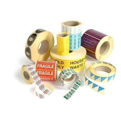 Self Adhesives Labels, Packaging Type Box, Size Standard City Tag