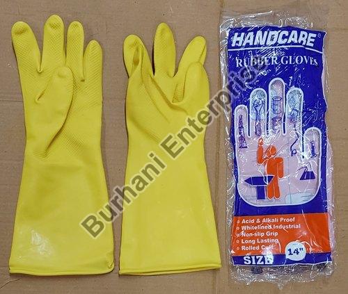 14 Inch Industrial Hand Gloves, for Industry, Size : Large