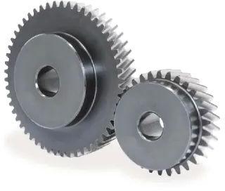 Electric Polished Mild Steel Helical Gear, for Automobiles, Industrial Use, Color : Black