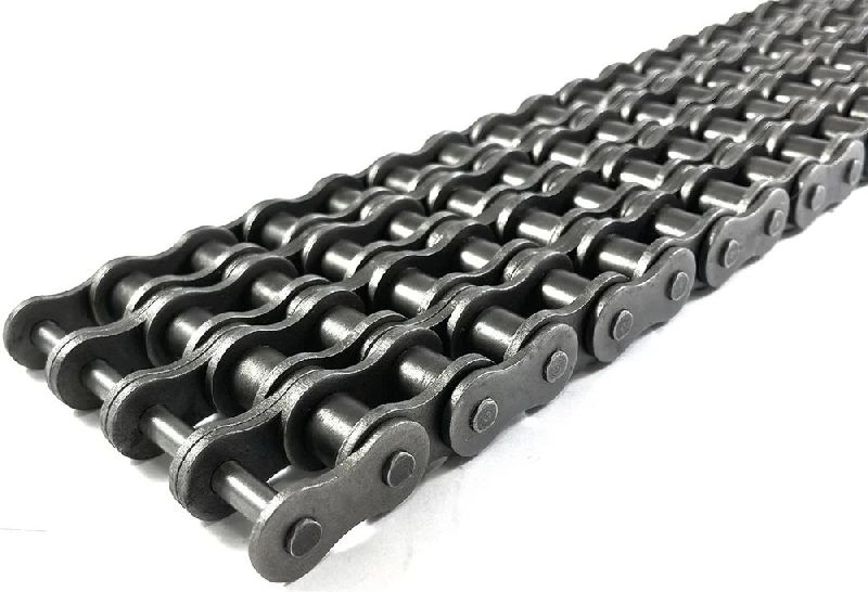 Polished Stainless Steel Roller Chain, for Conveyor, Color : Black, Siiver