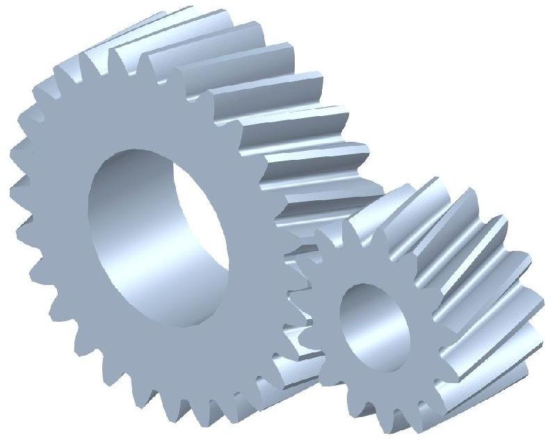 Round Stainless Steel Spiral Gear, for Automobiles, Industrial Use