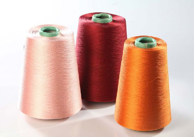 Plain Spun Silk Dyed Yarn, Packaging Type : Roll