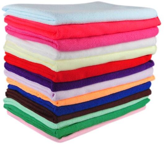 Mandhania Strips Cotton Partially Sheared Towel, Size : Multisize