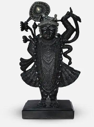 Polished Printed Srinath Ji Marble Statue, Packaging Type : Thermocol Box