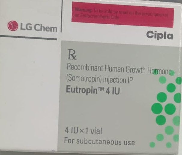 EUTROPIN 4IU somatropin injection K. K. Pharma Solutions, Mumbai