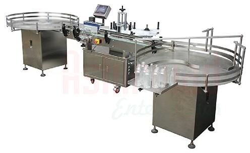 Automatic Sticker Labeling Machine with Turntable