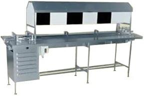 White Ashirwad Semi Automatic Mechanical Manual Vial Inspection Machine, Certification : CE