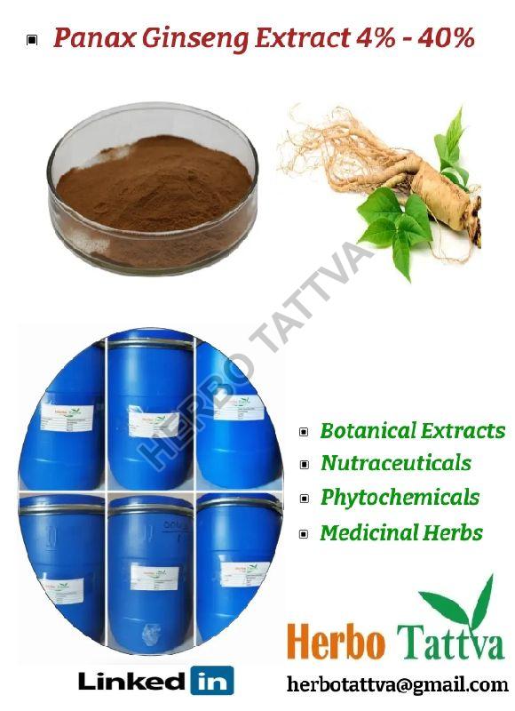Ginseng Roots Extract Powder 4% - 40%