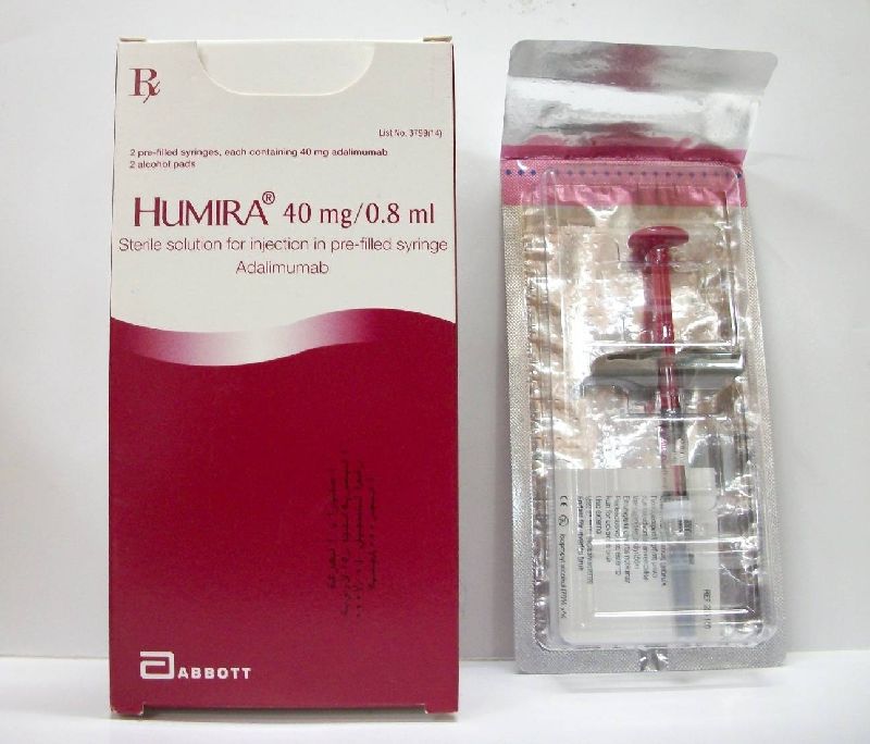 Rectengular Humira Adalimumab Injection, 40 Mg, for Construction, Grade : AISI