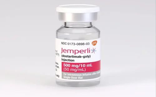 Jemperli Dostarlimab 500 Mg Injection, 10 Ml Vial Box