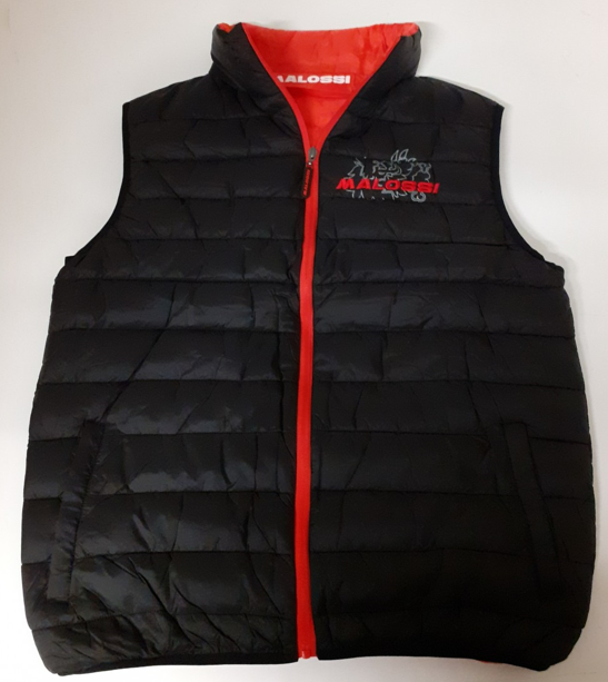 Polyester half sleeves quilted jacket with print UV Devine Textile