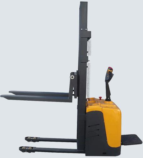 Fully Electric Stacker, for Lifting Goods, Color : Black, Yellow
