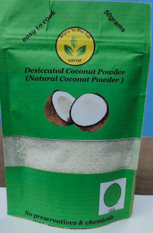 SAVOR desiccated coconut powder, Shelf Life : 1Year